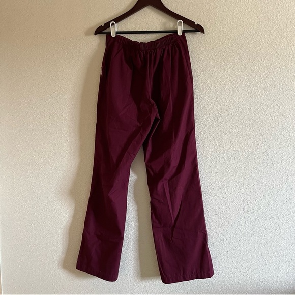 Landau Maroon Scrub Pants Size Small - Picture 6 of 7